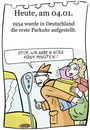 Cartoon: 4. Januar (small) by chronicartoons tagged parkuhr,parkn,cartoon