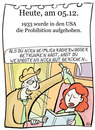 Cartoon: 5. Dezember (small) by chronicartoons tagged prohibition,rasierwasser,alkohol,cartoon