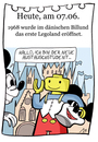 Cartoon: 7. Juni (small) by chronicartoons tagged lego,legoland,disneyworld