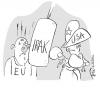 Cartoon: Boxing (small) by 2001 tagged eu,irak,usa,