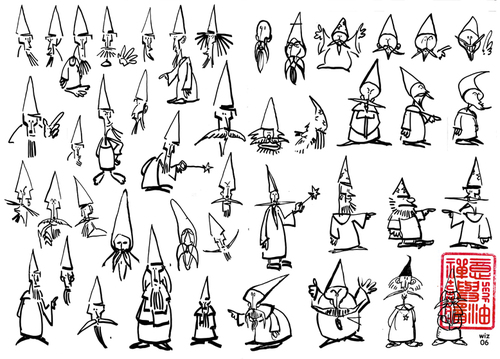 Cartoon: Magician - Zauberer (medium) by zenundsenf tagged magician,wizzard,zauberer,zenf,zensenf,zenundsenf,walter,andi