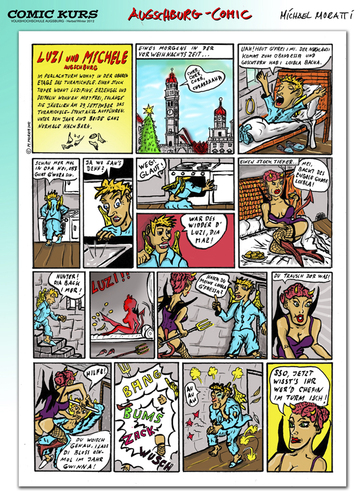 Cartoon: COMIC KURS 2012 Ergebnisse (medium) by zenundsenf tagged course,kurs,comic