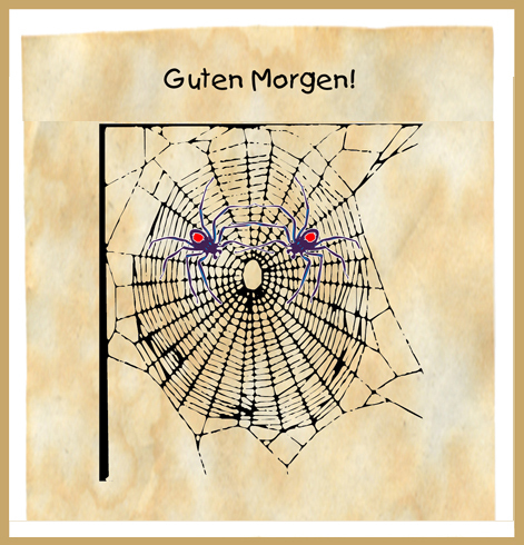 Cartoon: guten morgen (medium) by zenundsenf tagged spinne,spider,guten,morgen,zenundsenf