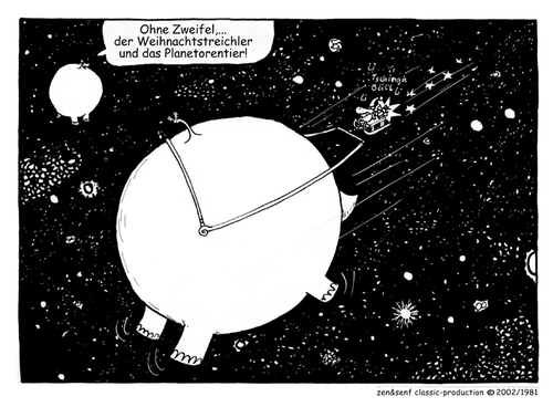 Cartoon: streichler und planetotier (medium) by zenundsenf tagged zenundsenf,planetotier,streichler