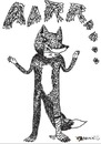 Cartoon: lonely wolf (small) by tomandrug tagged wolf