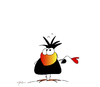Cartoon: Alles Gute zum Muttertag (small) by KADO tagged krähe,crow,animal,bird,kado,kadocartoons,cartoon,comic,humor,spass,illustration,dominika,kalcher,austria,styria,graz,muttertag,mothers,day,mutter,mother,liebe,love,blume,flower