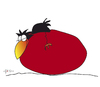 Cartoon: Frohe Ostern! (small) by KADO tagged krähe,crow,animal,bird,kado,kadocartoons,cartoon,comic,humor,spass,illustration,dominika,kalcher,austria,styria,graz,ei,egg,ostern,easter