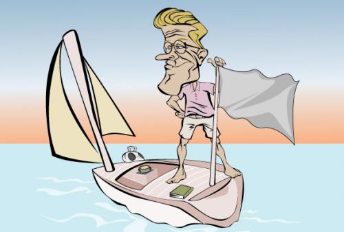 Cartoon: Westerwelle (medium) by brazil80 tagged westerwelle,politik,deutschland,segeln