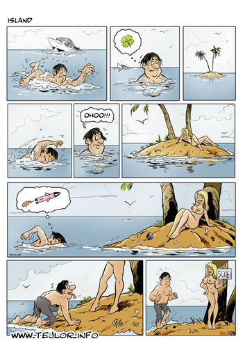 Cartoon: Island (medium) by tejlor tagged island