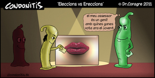 Cartoon: Condonitis 17 (medium) by DrCoragre tagged humor,catala,catalan,tira,comic,strip,drawing,digital