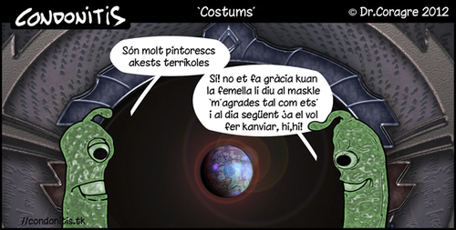 Cartoon: Condonitis 29 (medium) by DrCoragre tagged humor,catala,catalan,tira,comic,strip,drawing,digital