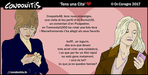 Cartoon: Condonitis 83 (medium) by DrCoragre tagged humor,catala,catalan,tira,comic,strip,drawing