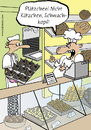 Cartoon: Frische Plätzchen (small) by Habomiro tagged habomiro,kätzchen,plätzchen,bäcker,bäckerei