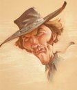 Cartoon: Mikey_Clint0250 (small) by mikeyzart tagged caricature clint eastwood pastel cartoon