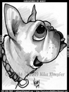 Cartoon: Mikey_MBulldogBoullion (small) by mikeyzart tagged bulldog dog cartoon caricature marker