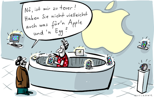 Cartoon: Apple and Egg (medium) by kittihawk tagged kittihawk,2015,apple,rekordgewinn,teuer,zu,und,egg,appel,ei,billig,ipad,iphone,smartphone,telefon,handy,laden,store,kittihawk,2015,apple,rekordgewinn,teuer,zu,und,egg,appel,ei,billig,ipad,iphone,smartphone,telefon,handy,laden,store