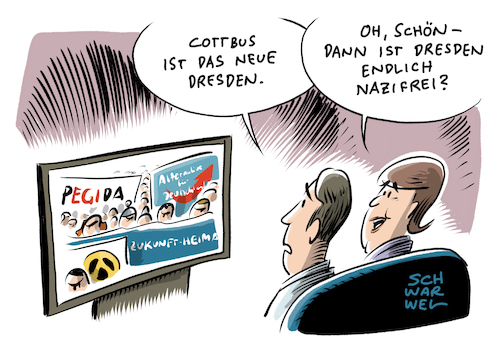 Cartoon: AfD Pegida Identitäre Bewegung (medium) by Schwarwel tagged afd,alternative,für,deutschland,pegida,identitäre,bewegung,rechts,nazi,nonazis,rechtsextrem,rechtsextremismus,populismus,populisten,rechtspopulisten,rechtspopulismus,heil,hitler,nationalsozialisten,nationalsozialismus,sieg,holocaust,holocaustverleugner,juden,verbrennung,gaskammern,drittes,reich,ausländerhass,ausländerfeindlichkeit,ausländerfeindlich,flüchtlinge,geflüchtete,flüchtlingskrise,flüchtlingspolitik,dresden,braunes,sachsen,cottbus,identitär,höcke,gauland,petry,weidel,ist,das,neue,flüchtlingsheime,asylheime,islam,muslime,religion,kopftuch,neonazis,neonazi,aktivisten,messerattacke,syrer,krieg,terror,zerstörung,hooligans,noafd,demo,demonstration,protest,lutz,bachmann,fremdenfeindlich,fremdenfeindlichkeit,zuwanderung,zuwanderungsstop,einwanderung,einwanderungsstop,zuzug,nachzug,rassismus,rassistisch,flüchtlingsunterkünfte,karikatur,schwarwel,afd,alternative,für,deutschland,pegida,identitäre,bewegung,rechts,nazi,nonazis,rechtsextrem,rechtsextremismus,populismus,populisten,rechtspopulisten,rechtspopulismus,heil,hitler,nationalsozialisten,nationalsozialismus,sieg,holocaust,holocaustverleugner,juden,verbrennung,gaskammern,drittes,reich,ausländerhass,ausländerfeindlichkeit,ausländerfeindlich,flüchtlinge,geflüchtete,flüchtlingskrise,flüchtlingspolitik,dresden,braunes,sachsen,cottbus,identitär,höcke,gauland,petry,weidel,ist,das,neue,flüchtlingsheime,asylheime,islam,muslime,religion,kopftuch,neonazis,neonazi,aktivisten,messerattacke,syrer,krieg,terror,zerstörung,hooligans,noafd,demo,demonstration,protest,lutz,bachmann,fremdenfeindlich,fremdenfeindlichkeit,zuwanderung,zuwanderungsstop,einwanderung,einwanderungsstop,zuzug,nachzug,rassismus,rassistisch,flüchtlingsunterkünfte,karikatur,schwarwel