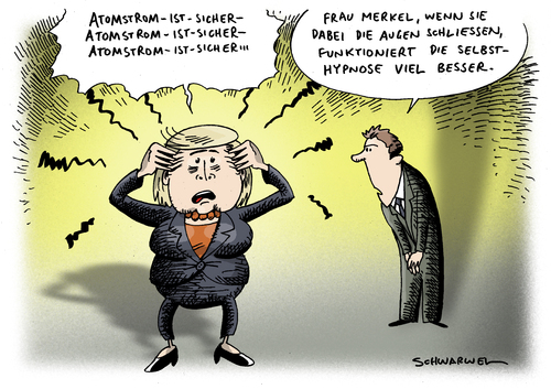 Cartoon: Atomkraft ist sicher (medium) by Schwarwel tagged atom,aromkraft,angela,merkel,sicher,gefahr,umwelt,natur,mensch,tod,zerstörung,reaktor,kraftwerk,uran,plutonium,explosion,gesundheit,krank,nuklear,notstand,radioaktivität,ausstieg,deutschland,regierung,politik,karikatur,schwarwel,atom,aromkraft,angela merkel,gefahr,umwelt,mensch,zerstörung,reaktor,kraftwerk,plutonium,uran,explosion,gesundheit,notstand,radioaktivität,deutschland,akw,angela,merkel,fukushima,japan,atomkraft,kernkraft,kernschmelze,gau,supergau,tschernobyl,radioaktiv,bundesregierung