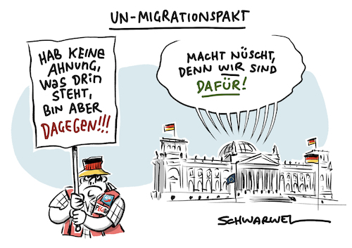 Cartoon: Bundestag Migrationspakt (medium) by Schwarwel tagged flüchtlinge,geflüchtete,flüchtlingspolitik,asylpolitik,migration,migranten,asyl,rechtsextrem,rechtsextremismus,ausländerfeindlichkeit,pegida,afd,alternative,für,deutschland,wutbürger,hass,hetze,lügenpresse,un,vereinte,nationen,europa,grenze,mauer,mittelmeerroute,flüchtlingsroute,politik,politiker,merkel,cartoon,karikatur,schwarwel,flüchtlinge,geflüchtete,flüchtlingspolitik,asylpolitik,migration,migranten,asyl,rechtsextrem,rechtsextremismus,ausländerfeindlichkeit,pegida,afd,alternative,für,deutschland,wutbürger,hass,hetze,lügenpresse,un,vereinte,nationen,europa,grenze,mauer,mittelmeerroute,flüchtlingsroute,politik,politiker,merkel,cartoon,karikatur,schwarwel