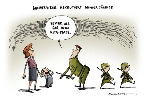 Bundeswehr Minderjährige Kita