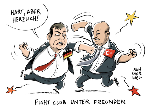 Cavusoglu und Gabriel