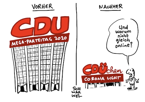 Corona CDU Parteitag