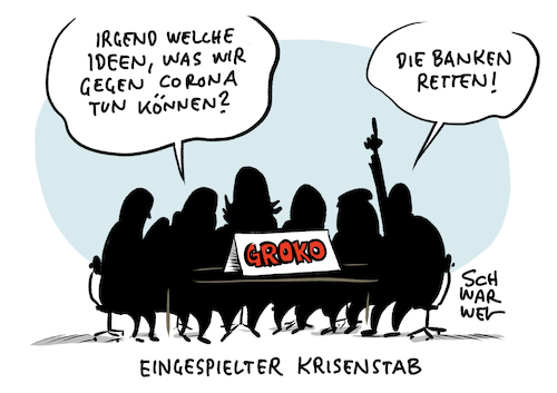 Cartoon: Coronavirus GroKo Wirtschaft (medium) by Schwarwel tagged coronavirus,virus,china,epidemie,pandemie,krank,krankheit,virusinfektion,hamsterkäufe,quarantäne,corona,gesundheitsminister,jens,spahn,großveranstaltungen,großevents,groko,cdu,gesundheit,krankenhaus,coronainfektionen,gesundheitswesen,wirtschaft,finanzen,finanzkrise,wirtschaftskrise,wetter,umwelt,natur,klima,klimawandel,klimaschutz,cartoon,karikatur,schwarwel,coronavirus,virus,china,epidemie,pandemie,krank,krankheit,virusinfektion,hamsterkäufe,quarantäne,corona,gesundheitsminister,jens,spahn,großveranstaltungen,großevents,groko,cdu,gesundheit,krankenhaus,coronainfektionen,gesundheitswesen,wirtschaft,finanzen,finanzkrise,wirtschaftskrise,wetter,umwelt,natur,klima,klimawandel,klimaschutz,cartoon,karikatur,schwarwel