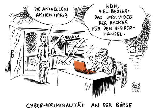 Cyber-Kriminalität Insiderhande