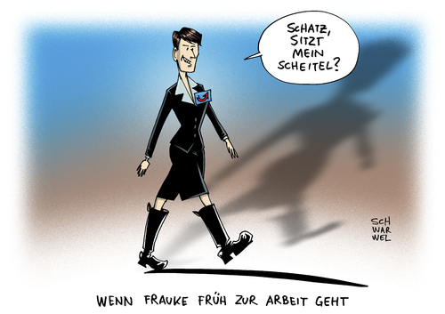 Cartoon: Die Zukunft der AfD Petry (medium) by Schwarwel tagged die,zukunft,der,afd,petry,frauke,rechts,nazi,wahl,sachsen,anhalt,alternative,für,deutschland,partei,hitler,drittes,reich,rechtspopulistisch,rassismus,hass,besorgte,bürger,karikatur,schwarwel,wutbürger,die,zukunft,der,afd,petry,frauke,rechts,nazi,wahl,sachsen,anhalt,alternative,für,deutschland,partei,hitler,drittes,reich,rechtspopulistisch,rassismus,hass,besorgte,bürger,karikatur,schwarwel,wutbürger