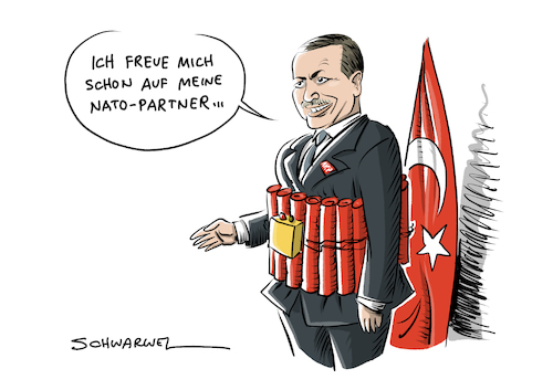 Cartoon: Erdogan Krieg in Syrien (medium) by Schwarwel tagged erdogan,türkei,ankara,diktatur,putsch,gülen,staatspräsident,krieg,syrien,terror,terroranschlag,terroranschläge,us,truppen,miliz,militär,außenminister,tillerson,osmanische,ohrfeige,terrorist,terroristen,kurden,kurdenmiliz,usa,amerika,ypg,is,islamsischer,staat,karikatur,schwarwel,erdogan,türkei,ankara,diktatur,putsch,gülen,staatspräsident,krieg,syrien,terror,terroranschlag,terroranschläge,us,truppen,miliz,militär,außenminister,tillerson,osmanische,ohrfeige,terrorist,terroristen,kurden,kurdenmiliz,usa,amerika,ypg,is,islamsischer,staat,karikatur,schwarwel