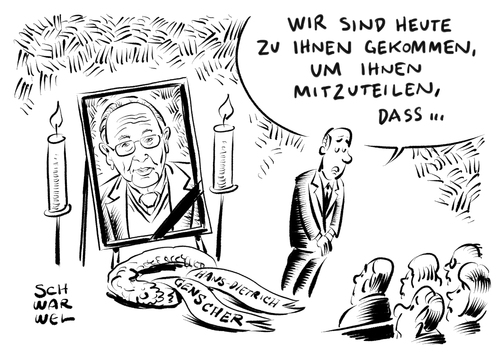 Cartoon: Genscher verstorben (medium) by Schwarwel tagged genscher,tot,tod,beerdigung,außenminister,gelber,pullunder,hans,dietrich,deutscher,politiker,minister,karikatur,schwarwel,verstorben,genscher,tot,tod,beerdigung,außenminister,gelber,pullunder,hans,dietrich,deutscher,politiker,minister,karikatur,schwarwel,verstorben