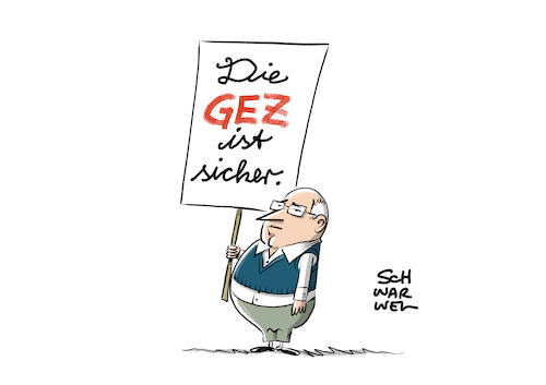 Cartoon: GEZ Urteil Rundfunkbeitrag (medium) by Schwarwel tagged gez,urteil,richter,recht,gesetz,rundfunkbeitrag,rundfunkgebühren,verfassungsgericht,ard,zdf,tv,fernsehen,deutschlandradio,öffentlich,rechtliche,sender,gebühr,gebühren,rundfunk,medien,belastungsgleichheit,gleichheit,cartoon,karikatur,schwarwel,gez,urteil,richter,recht,gesetz,rundfunkbeitrag,rundfunkgebühren,verfassungsgericht,ard,zdf,tv,fernsehen,deutschlandradio,öffentlich,rechtliche,sender,gebühr,gebühren,rundfunk,medien,belastungsgleichheit,gleichheit,cartoon,karikatur,schwarwel