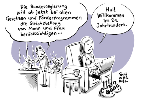 Cartoon: Gleichstellungsstrategie (medium) by Schwarwel tagged frauenquote,quote,gleichberechtigung,gleichstellung,feminismus,diskriminierung,ungleichbehandlung,gleichbehandlung,gleicher,lohn,sexismus,frauen,führungspositionen,geschlechtergleichheit,quotenregelung,gleichstellungsstrategie,gender,pay,gap,gendern,gendersternchen,patriarchat,cartoon,karikatur,schwarwel,geschlechterquote,genderquote,frauenrechte,frauenquote,quote,gleichberechtigung,gleichstellung,feminismus,diskriminierung,ungleichbehandlung,gleichbehandlung,gleicher,lohn,sexismus,frauen,führungspositionen,geschlechtergleichheit,quotenregelung,gleichstellungsstrategie,gender,pay,gap,gendern,gendersternchen,patriarchat,cartoon,karikatur,schwarwel,geschlechterquote,genderquote,frauenrechte