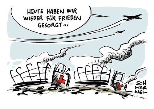 Cartoon: Hilfskonvoi Syrien (medium) by Schwarwel tagged hilfskonvoi,hilfe,syrien,krieg,zerstörung,luftangriff,terror,gewalt,un,fachleute,bombe,angriff,karikatur,schwarwel,hilfskonvoi,hilfe,syrien,krieg,zerstörung,luftangriff,terror,gewalt,un,fachleute,bombe,angriff,karikatur,schwarwel