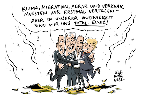 Cartoon: Jamaika Sondierung (medium) by Schwarwel tagged jamaika,kolaition,sondierung,sondierungsgespräche,regierung,politik,politiker,deutschland,regierungsbeteiligung,angela,merkel,bundeskanzlerin,cdu,csu,union,partei,spd,martin,schulz,wahl,bundestagswahl,wahlen,neuwahl,neuwahlen,minderheitsregierung,minderheitenregierung,parteichef,groko,große,koalition,demokratie,karikatur,schwarwel,jamaika,kolaition,sondierung,sondierungsgespräche,regierung,politik,politiker,deutschland,regierungsbeteiligung,angela,merkel,bundeskanzlerin,cdu,csu,union,partei,spd,martin,schulz,wahl,bundestagswahl,wahlen,neuwahl,neuwahlen,minderheitsregierung,minderheitenregierung,parteichef,groko,große,koalition,demokratie,karikatur,schwarwel