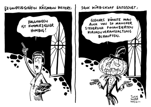 Käßmann Halloween Kirche