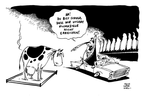 Cartoon: Klimaschutz Index Deutschland (medium) by Schwarwel tagged klimaschutz,index,deutschland,tier,menschen,kuh,auto,umwelt,zerstörung,natur,karikatur,schwarwel,klimaschutz,index,deutschland,tier,menschen,kuh,auto,umwelt,zerstörung,natur,karikatur,schwarwel