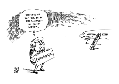 Cartoon: Kreml Kritiker Codorkowski (medium) by Schwarwel tagged kreml,kritiker,codorkowski,begnadigung,berlin,landung,flugzeug,merkel,deutschland,snowden,karikatur,schwarwel,kreml,kritiker,codorkowski,begnadigung,berlin,landung,flugzeug,merkel,deutschland,snowden,karikatur,schwarwel