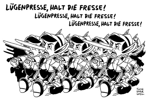 Cartoon: Lügenpresse Unwort des Jahres (medium) by Schwarwel tagged lügenpresse,unwort,des,jahres,2014,karikatur,schwarwel,lügenpresse,unwort,des,jahres,2014,karikatur,schwarwel