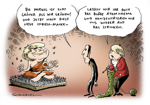 Merkel grüner als die Grünen