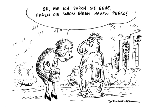 Cartoon: Neuer Perso macht den Glasmensch (medium) by Schwarwel tagged perso,personalausweis,ausweis,glas,mensch,mann,frau,karikatur,schwarwel,kontrolle,sicherheit,überwachung,perso,personalausweis,ausweis,glas,mensch,mann,sicherheit,überwachung,big brother,datenschutz,gläserne mensch,big,brother,gläserne