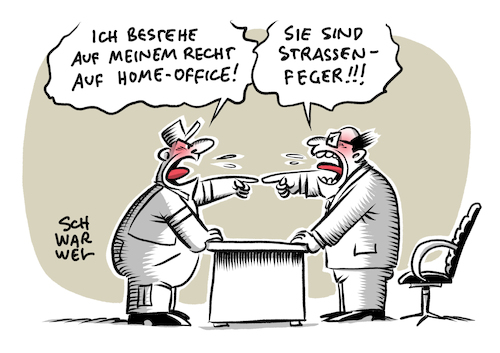 Cartoon: Recht auf Homeoffice (medium) by Schwarwel tagged homeoffice,arbeit,job,lohn,gehalt,arbeitgeber,arbeitnehmer,arbeitsminister,arbeitsplatz,arbeitszimmer,corona,coronakrise,covid19,coronapolitik,coronapandemie,pandemie,abstandsregeln,mundnasenschutz,schutzmaske,maskenpflicht,quarantäne,reisebeschränkungen,kontaktbeschränkungen,cartoon,karikatur,schwarwel,homeoffice,arbeit,job,lohn,gehalt,arbeitgeber,arbeitnehmer,arbeitsminister,arbeitsplatz,arbeitszimmer,corona,coronakrise,covid19,coronapolitik,coronapandemie,pandemie,abstandsregeln,mundnasenschutz,schutzmaske,maskenpflicht,quarantäne,reisebeschränkungen,kontaktbeschränkungen,cartoon,karikatur,schwarwel