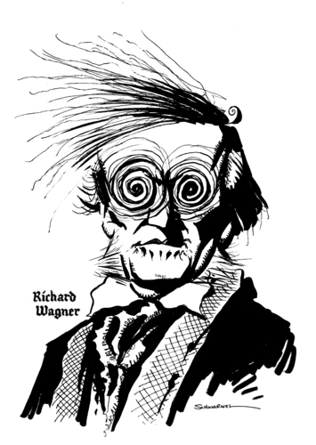 Cartoon: Richard Wagner (medium) by Schwarwel tagged porträt,portrait,richard,wagner,schwarwel,musiker,komponist,oper,ring,nibelungen,walküre,musik,opernhaus,bayreuth,genie,siegfried,freya,regisseur,theater,dirigent,cosima,dichter,dramatiker,festspiel,festtage,leipzig,kunst,künstler,judenthum,rienzi,feen,liebesverbot,götterdämmerung,tristan,isolde,meistersinger,nürnberg,wesendonck,porträt,portrait,richard,wagner,schwarwel,musiker,komponist,oper,ring,nibelungen,walküre,musik,opernhaus,bayreuth,genie,siegfried,freya,regisseur,theater,dirigent,cosima,dichter,dramatiker,festspiel,festtage,leipzig,kunst,künstler,judenthum,rienzi,feen,liebesverbot,götterdämmerung,tristan,isolde,meistersinger,nürnberg,wesendonck