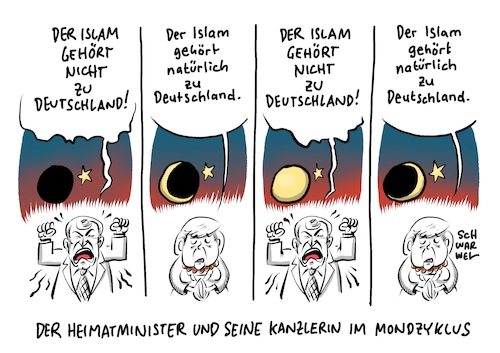 Seehofer Merkel Islam