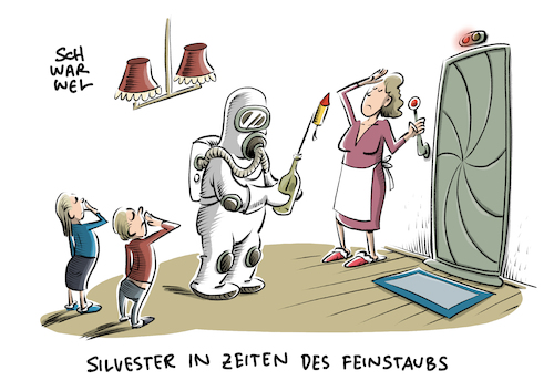 Cartoon: Silvesterfeuerwerk (medium) by Schwarwel tagged silvester,silvesterfeuerwerk,feuerwerk,knaller,böller,lärmbelästigung,geldverschwendung,neujahr,jahresende,knallen,karikatur,schwarwel,rakete,raketen,silvester,silvesterfeuerwerk,feuerwerk,knaller,böller,lärmbelästigung,geldverschwendung,neujahr,jahresende,knallen,karikatur,schwarwel,rakete,raketen