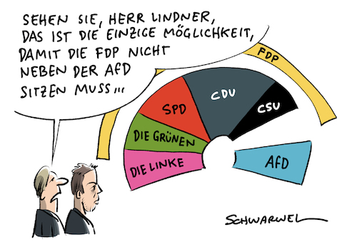 Sitzordnung Bundestag FDP AFD
