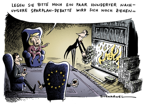 Sparplan-Debatte der EU