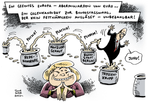 Cartoon: Steinbrück ThyssenKrupp (medium) by Schwarwel tagged steinbrück,vorstandsmitglied,vorstand,thyssenkrupp,politische,unterstützung,karikatur,von,schwarwel,steinbrück,vorstandsmitglied,vorstand,thyssenkrupp,politische,unterstützung,karikatur,von,schwarwel