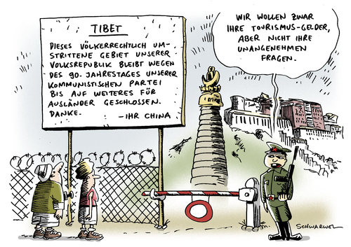 Tibet geschlossen