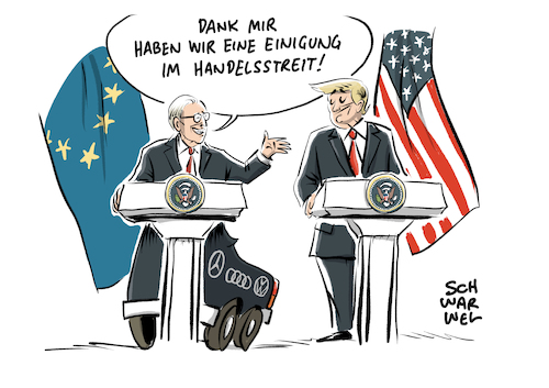 Trump und Juncker